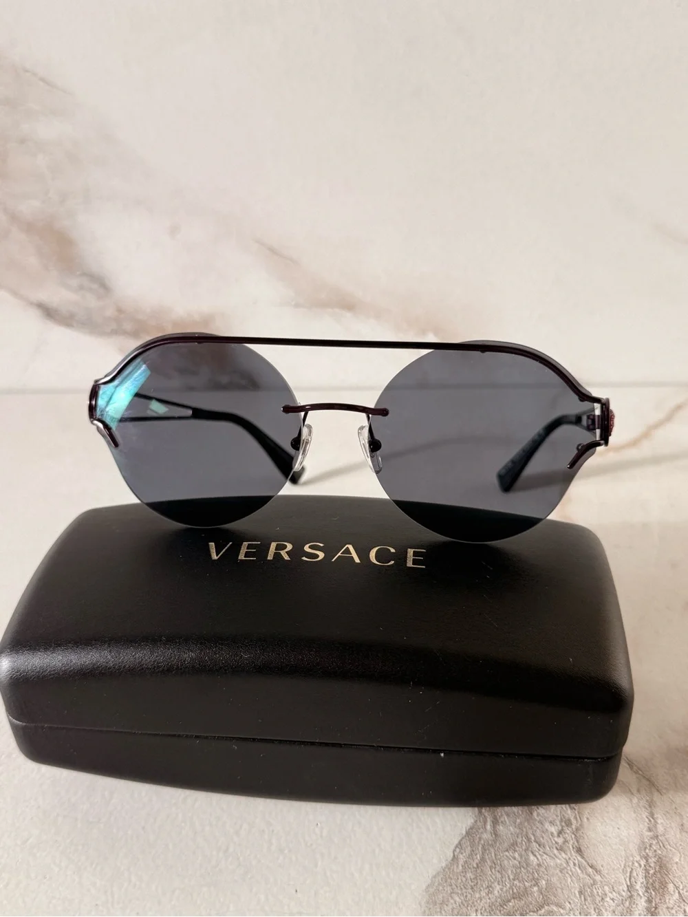 Versace round frame